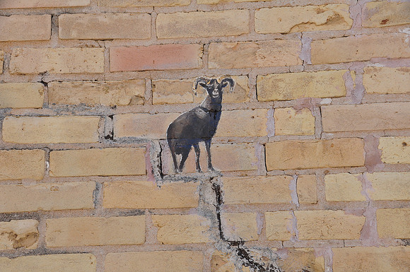 Goats on Wall 0001b