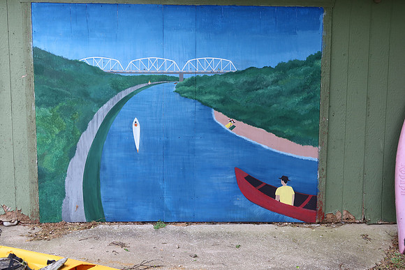 Canoeing on the River 0001