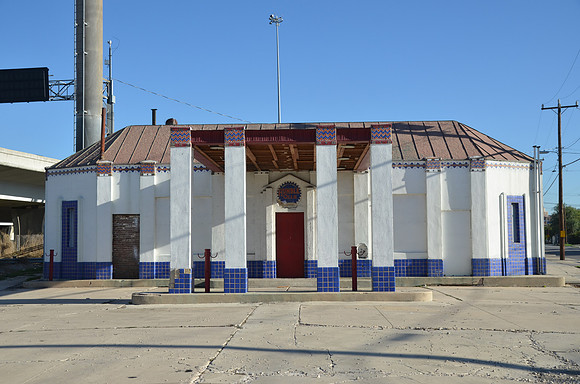 Humble Oil Service Station