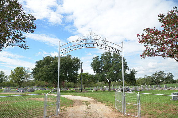 Immanuel Lutheran Cemetery Wilson Count Texas Historical Marker